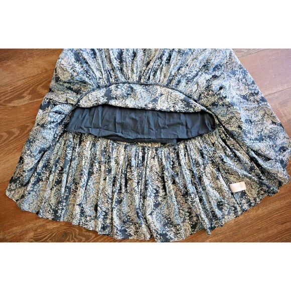 Joie 8895DR03315 Women's Sz XS Blue Elissabet Printed Tie Back Maxi Dress - Picture 8 of 13